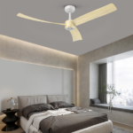 52 Inch Ceiling Fans with Lights Led Remote Control Low Profile Flush Mount for Living Room Bedroom Outdoor Patio,DC Motor,Reversible,Dimmable,Buzzer ON/Off, 3D-I3[Unable ship on weekends, TK/TEMU only for pickup, only TX10643 warehouse supports GOFO] - Image 6