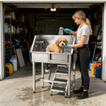 Stainless Steel Dog Washing Station - Image 5