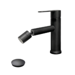 Single Handle Bathroom Sink Faucet with Pop-Up Drain (with Overflow) - Image 2