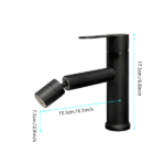 Single Handle Bathroom Sink Faucet with Pop-Up Drain (with Overflow) - Image 4