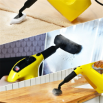1400W Handheld Steam Cleaner, 257℉ High Pressure Steamer with 14-Piece Accessories, Chemical-Free Steam Mop for Kitchen, Bathroom, Car, Floor - Yellow - Image 7