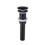 Wall Mounted Dual Handle Bathroom Sink Faucet with Pop-Up Drain (No Overflow) - Image 3