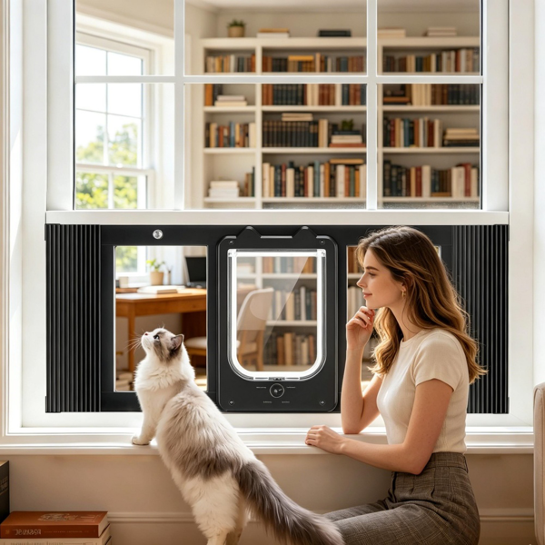 57479111_1 Cat Door for Window - Image 1