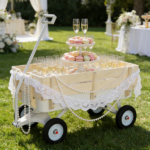 Outdoor carriage, all terrains, wooden railings, solid tires, garden carriage,Load-bearing capacity: 176LBS - Image 8
