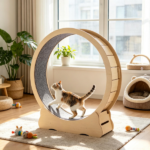 Wooden Cat Exercise Wheel - Image 6