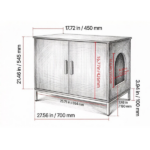 Wooden Cat Box Cabinet - Image 4