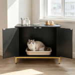 Wooden Cat Box Cabinet - Image 5