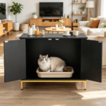 Wooden Cat Box Cabinet - Image 6
