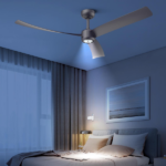 52 Inch Ceiling Fans with Lights Led Remote Control Low Profile Flush Mount for Living Room Bedroom Outdoor Patio,DC Motor,Reversible,Dimmable,Buzzer ON/Off, 3D-I3[Unable ship on weekends, TK/TEMU only for pickup, only TX10643 warehouse supports GOFO] - Image 4