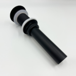 Waterfall Spout Bathroom Sink Single Handle Faucet with Pop-Up Drain (No Overflow) - Image 7
