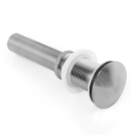 Bathroom Sink Single Handle Faucet with Pop-Up Drain (No Overflow) - Image 5