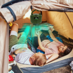 3-in-1 Camping Fan with LED Lantern, Portable Hanging Tent Fan 3 Speed Wind, Timer Function & Power Bank, Low Noise Rechargeable Fan with Remote Control for Outdoor Camping Fishing RV--5200mAh - Image 8