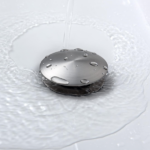 Waterfall Spout Bathroom Sink Single Handle Faucet with Pop-Up Drain (No Overflow) - Image 6