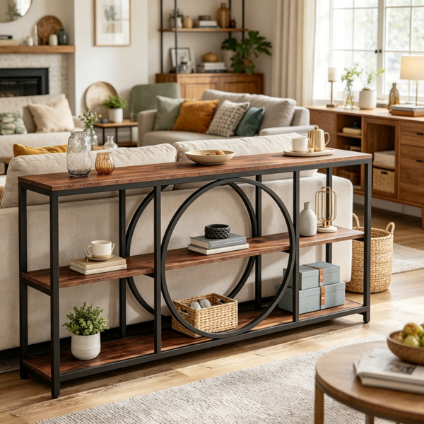 71319467_1 Long Console Table - Image 1