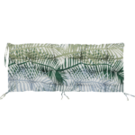 Outdoor Swing Cushions 70 Inch, Waterproof 4" Thick Porch Swing Cushion Replacement with Backrest and Ties, Comfortable 2-3 Seat Pation Swing Pad for Backyard, Garden, Lawn, Outdoor Furniture bamboo leaf - Image 7