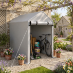 3x6 FT Storage Shed, Heavy Duty Bike Tent - Image 8