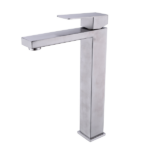 Single Handle Sink Brushed Nickel Vanity Bathroom Faucet, Basin Mixer Tap - Image 2