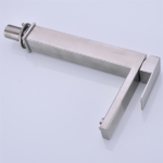 Single Handle Sink Brushed Nickel Vanity Bathroom Faucet, Basin Mixer Tap - Image 5
