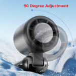 Portable Handheld Mini Turbo Fan In/Outdoor USB Rechargeable Ice Cooling Fans w/LED Display Fan (products W/ battery US Logistics For DHL Ground/ Fedex Ground. TK/TMEU only For self-pickup, self-pickup Cannot use USPS) - Image 5