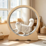 Wooden Cat Exercise Wheel - Image 5