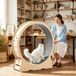 Wooden Cat Exercise Wheel - Image 6