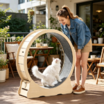 Wooden Cat Exercise Wheel - Image 8