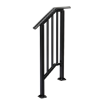 Handrails for Outdoor Steps Fits 1 to 2 Steps - Image 2