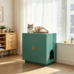 Wooden Cat Box Cabinet - Image 5