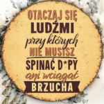 CIFbuy 1pc 8x8in Vintage Round Sign, "" Decorative, With Fun Inspirational Quotes & Humorous Life Philosophy TikTok, TikTok, t Self-pickup Logiopics - Image 3