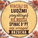 CIFbuy 1pc 8x8in Vintage Round Sign, "" Decorative, With Fun Inspirational Quotes & Humorous Life Philosophy TikTok, TikTok, t Self-pickup Logiopics - Image 7