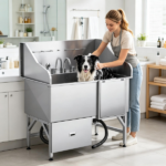 Stainless Steel Dog Washing Station - Image 5