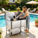Stainless Steel Dog Washing Station - Image 7