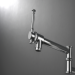 Wall mounted Pot Filler Faucet, Modern Brass Pot Filler Two-Attachment Wall Mount Folding Kitchen Pot Filler Swing Arm - Image 7