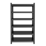 6-Tier Metal Storage Rack, 82"H Garage Shelving, Adjustable Shelves & Reinforced Double-Layer Uprights, Black, Assembly Required - Image 5