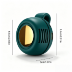 Portable Clip-On Small Silent Bladeless Fan USB Rechargeable 3-Speed Mini Fans Green (products W/ battery US Logistics For DHL Ground/ Fedex Ground. TK/TMEU only For self-pickup, self-pickup Cannot use USPS) - Image 3