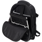 Oxford Cloth Multifunctional Tool Backpack, Heavy-Duty Tool Bag with Multiple Pockets for Electricians and Technicians - Image 6