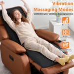 Full Body Massage Mat with 10 Pure Copper Motors, 9 Modes & 9 Intensity Levels Massage Pad with Heat, Timer Function, Overheat Protection, for Home Car Sofa Bed Use - Image 3