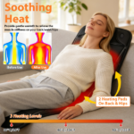 Full Body Massage Mat with 10 Pure Copper Motors, 9 Modes & 9 Intensity Levels Massage Pad with Heat, Timer Function, Overheat Protection, for Home Car Sofa Bed Use - Image 4