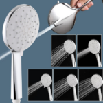 6 Spray Settings High Pressure Shower Head Spray Lotus Spray Head W/ 1.5m Hose Set (US Logistics only For USPS.TK/TMEU only For self-pickup) - Image 6