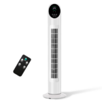 US Standard TF-36BR Tower Fan, 110V 50W, 34 Inch, No Water Tank, Remote Control & Digital Display, Plastic Material, Black & White, Concave Arc Head, 9-Hour Timer, Indoor Use - Image 7