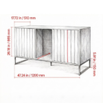 Wooden Cat Box Cabinet - Image 3