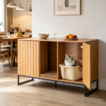 Wooden Cat Box Cabinet - Image 5