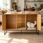 Wooden Cat Box Cabinet - Image 7