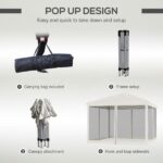 Pop Up Canopy Tent with Netting - Image 4