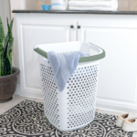 2 Bushel Rolling Plastic Laundry Hamper with Pop-up Handle, White, 2 Pack (Shipment from Walmart) - Image 7