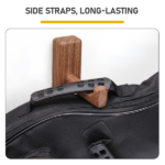 41 Inch 600D Oxford Cloth Acoustic Guitar Bag Black With Blue Line - Image 5