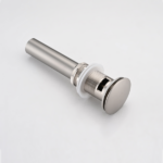 Waterfall Spout Bathroom Sink Single Handle Faucet with Pop-Up Drain (with Overflow) - Image 5