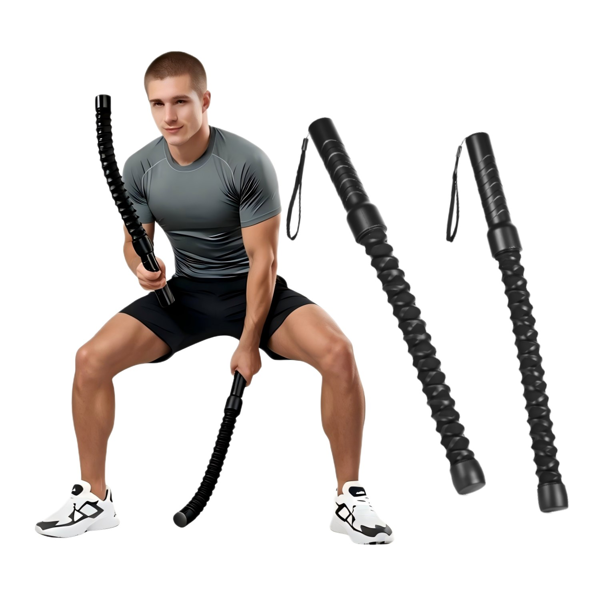 Only USPS & Local Pickup Upgraded Coated cordless battle-style ropes, Lightweight and Portable, Perfect for Upper Body & Arm Workouts. Ideal for Home, Office, Outdoor or Hotel Use Anytime. Start Your Versatile Fitness Routine Now!