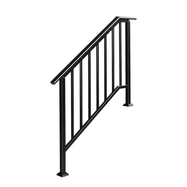 94515452_1 Handrails for Outdoor Steps Fits 3 to 4 Steps - Image 1
