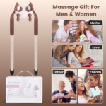 Adjustable Strap Neck Massager, 3 Intensity 2 Heat Levels Cordless Deep Tissue Massager for Neck Shoulder Back, Travel Office Home Use - Image 7